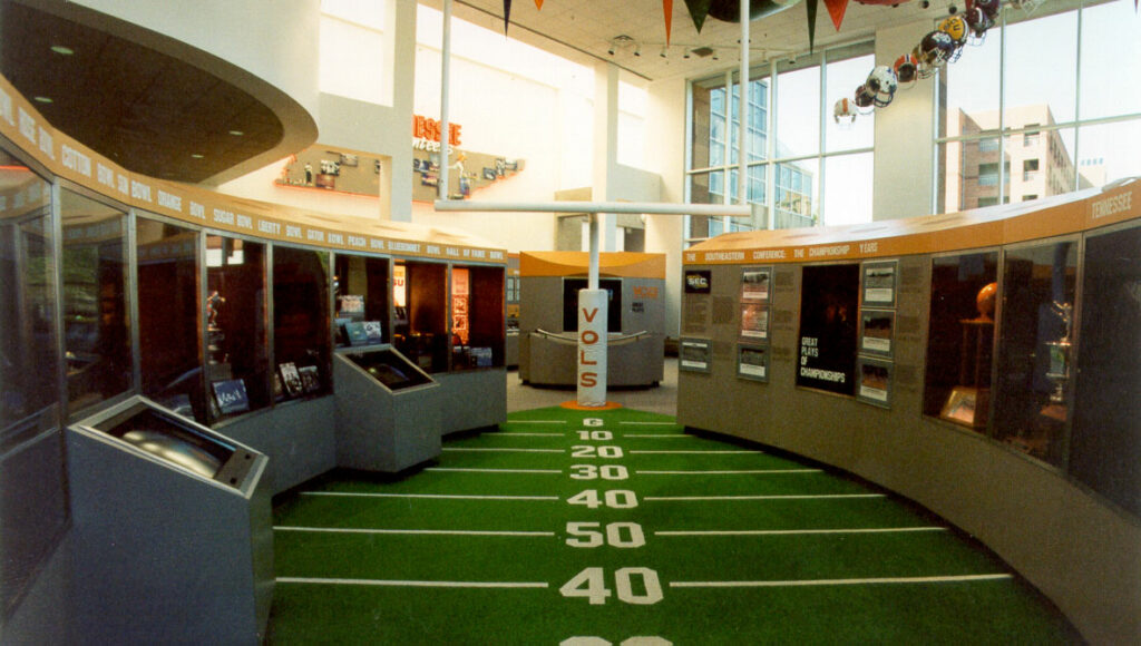 First Permanent Installation Project: University of Tennessee Football Hall of Fame