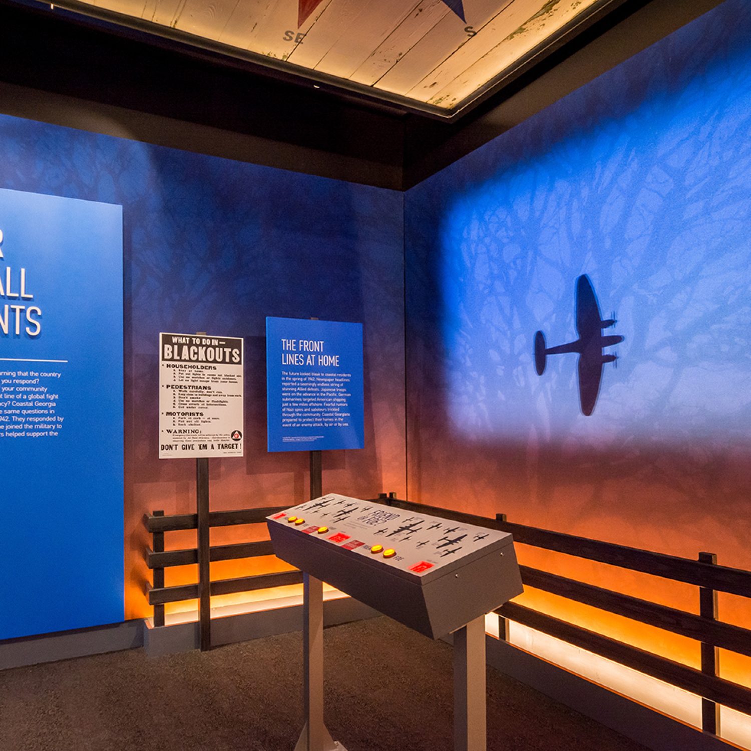 World War II Home Front Museum at the Historic Coast Guard Station, East Beach, St. Simons Island, GA.