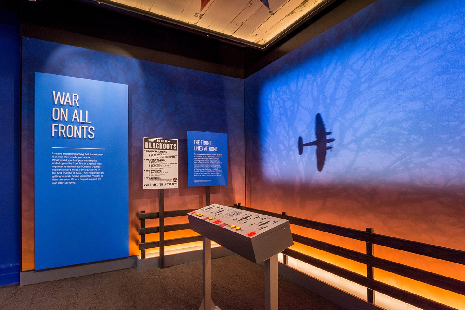 World War II Home Front Museum at the Historic Coast Guard Station, East Beach, St. Simons Island, GA.