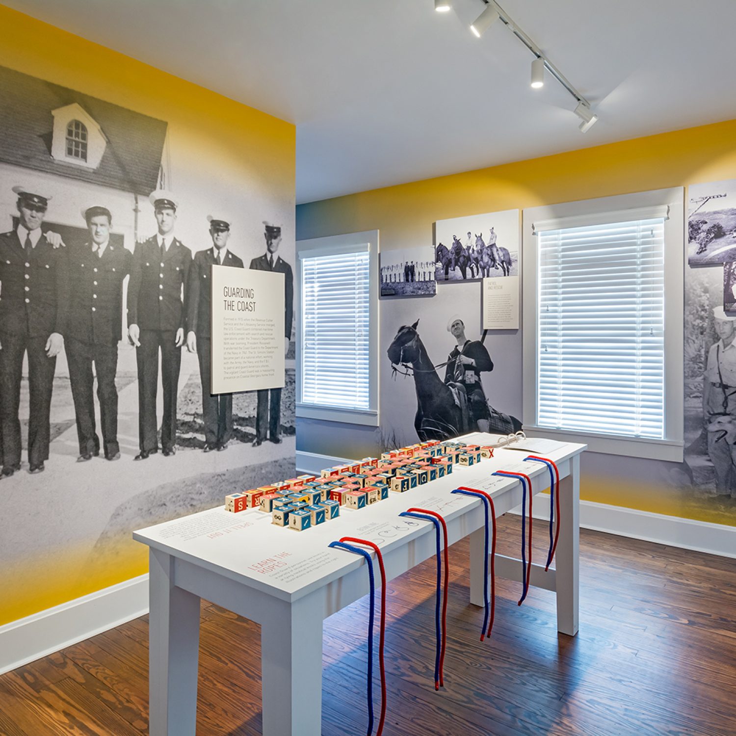 World War II Home Front Museum at the Historic Coast Guard Station, East Beach, St. Simons Island, GA.