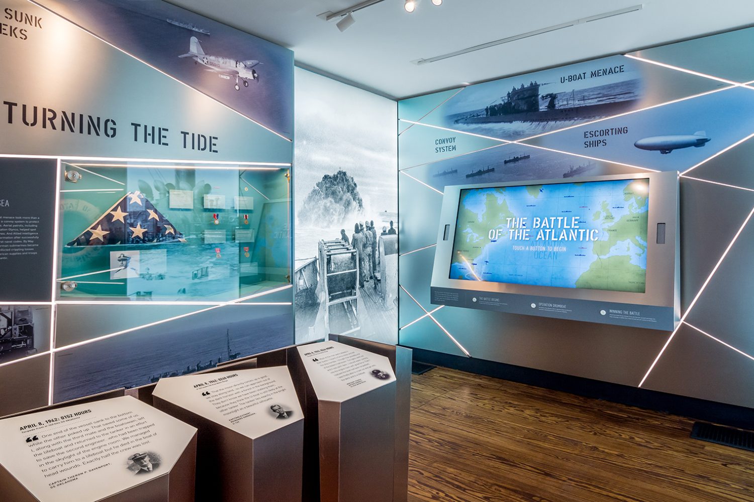 World War II Home Front Museum at the Historic Coast Guard Station, East Beach, St. Simons Island, GA.